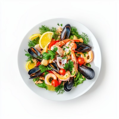 Фирменное блюдо Морской гриль прованс - купить в Тубинском